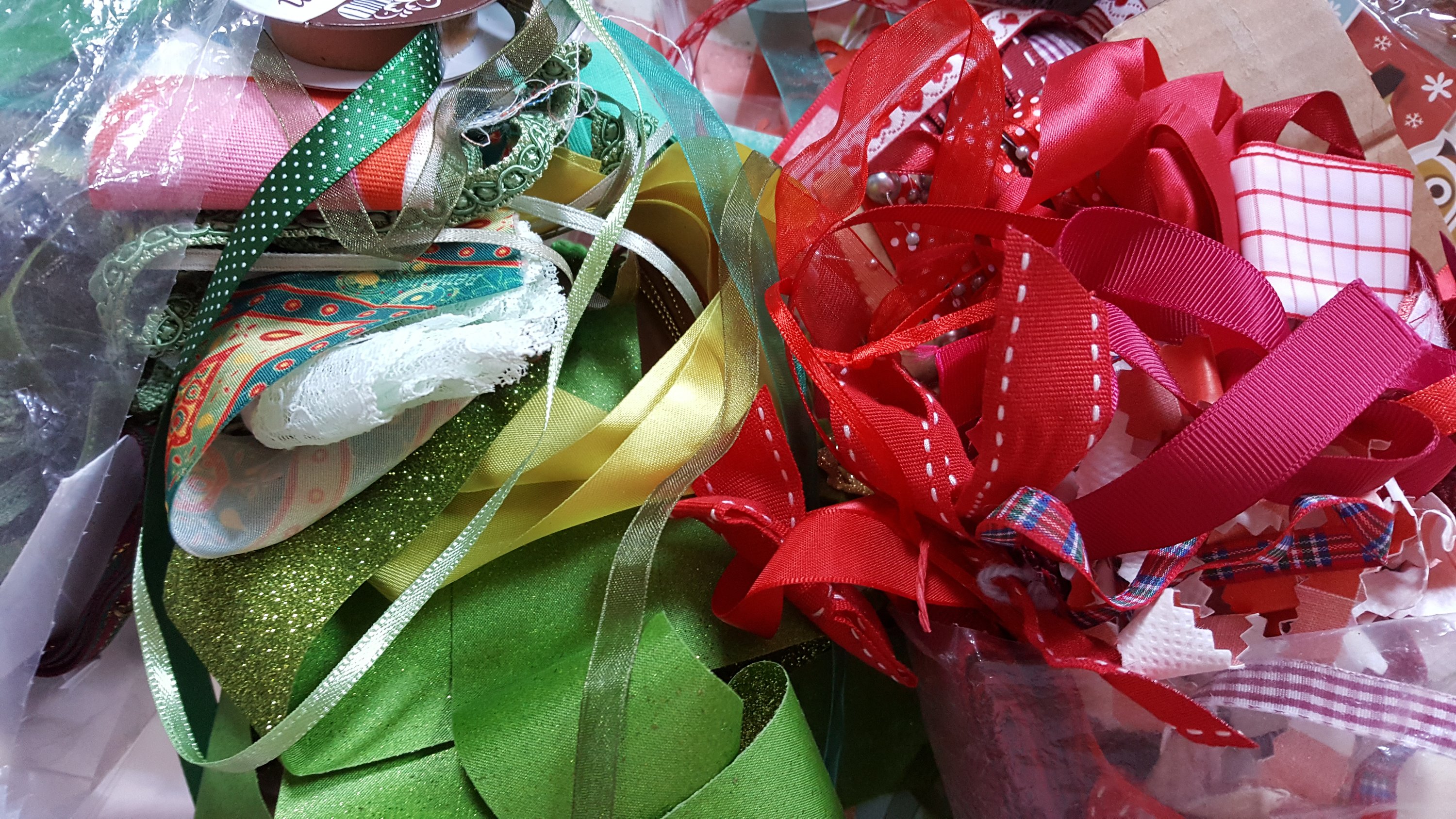Recycled ribbon collection